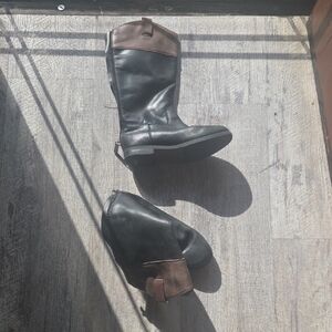 Kids Nike Air Black and Brown Riding Boots